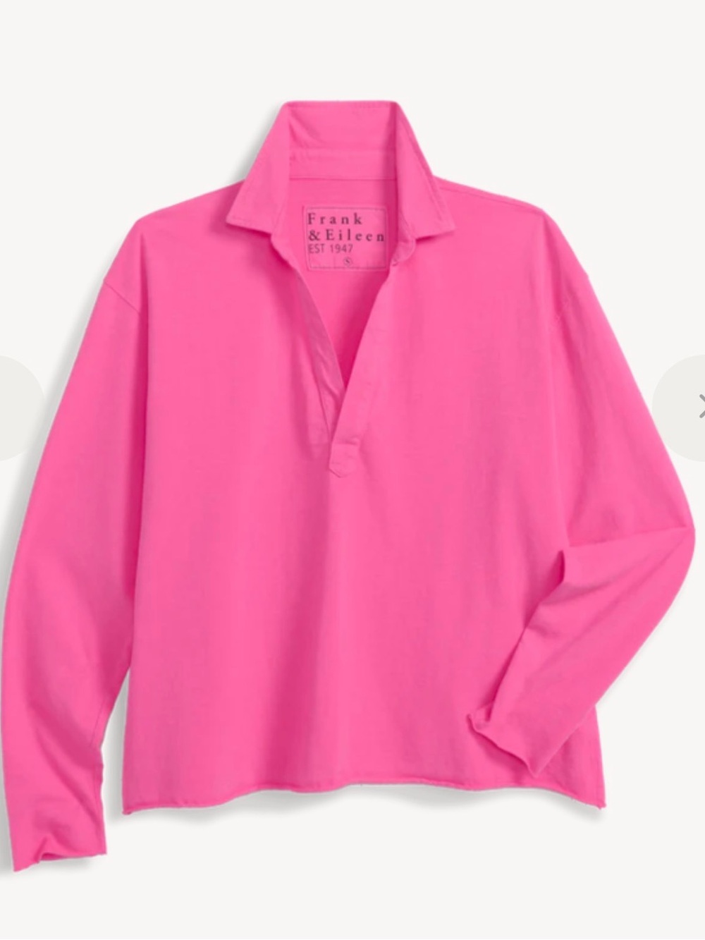 🆕Frank & Eileen Patrick Popover Henley in Lotus - Picture 3 of 7